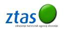 Ztas(zdruÃ»enje Turisti?nih Agencij Slovenije, G.i.z.) logo